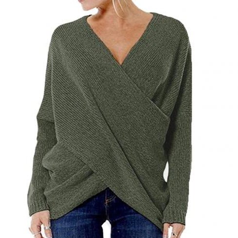 Ilse - Casual Cross-Over Sweater